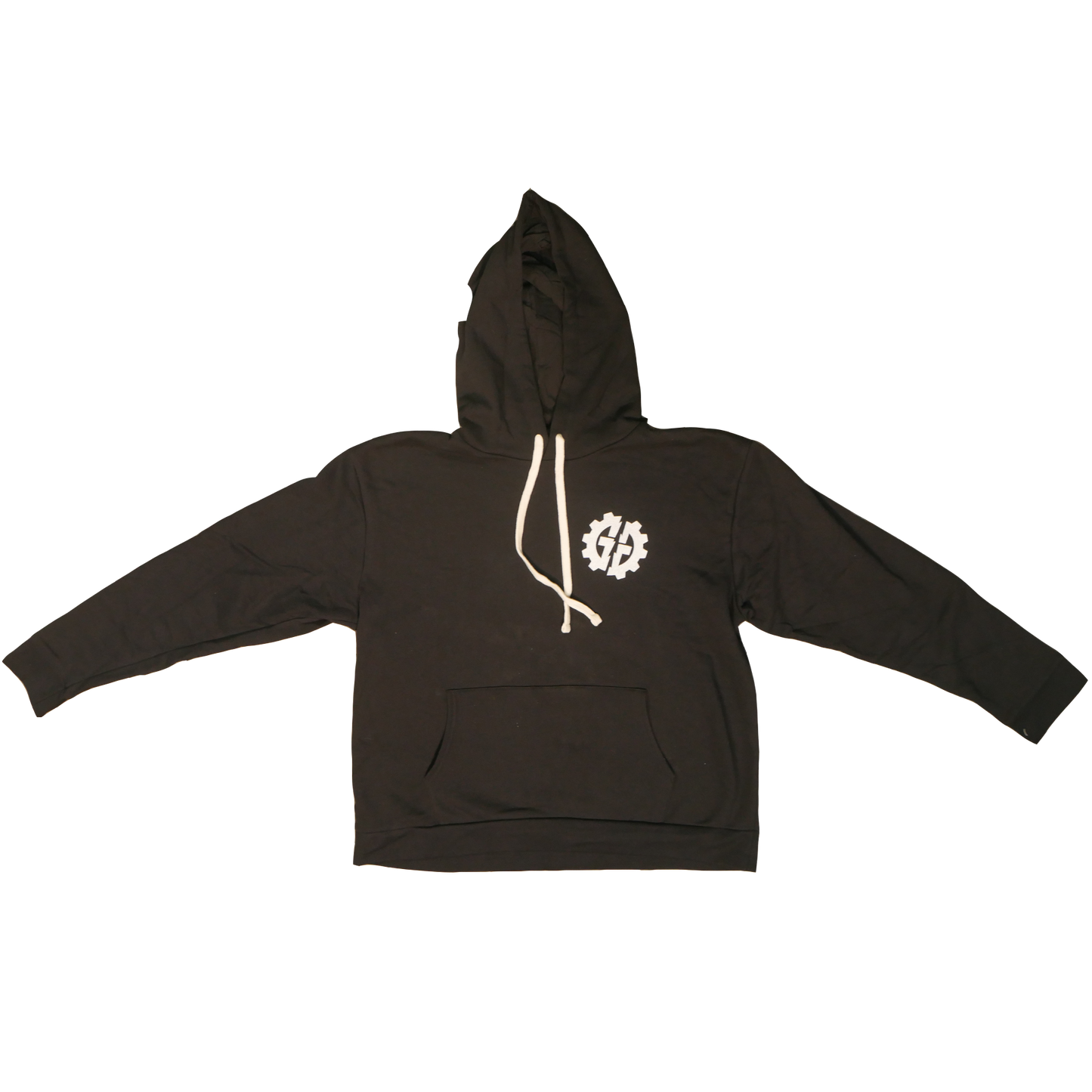 Black GEARS AND GASHES Hoodie